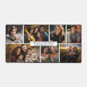 写真モダンコラージュパーソナライズされた デスクマット (正面)