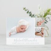 写真モダンコラージュベビー誕生発表 (スタンド正面)