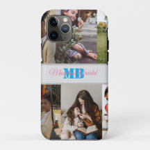 写真モダンコラージュモノグラムのiPad Air カバー