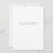 写真モダンコラージュユニークウェディング日付の保存 セーブザデート (裏面)