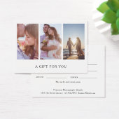 写真モダンコラージュ写真ギフト券 (デスク)