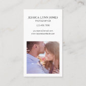 写真モダンコラージュ写真家3人 名刺 (裏面)