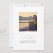 写真モダンコラージュ卒業サークルホワイト 案内状 (裏面)