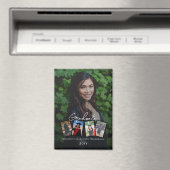 写真モダンコラージュ卒業記念マグネット マグネット (インサイチュ (食洗機))