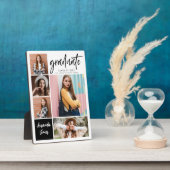 写真モダンコラージュ卒業記念 フォトプラーク (側面)