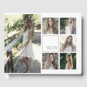 写真モダンコラージュ卒業 ゲストブック (正面)