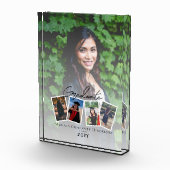 写真モダンコラージュ卒業 | ヘビーホワイト フォトブロック (右)