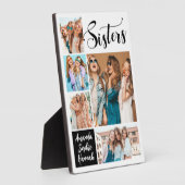 写真モダンコラージュ姉妹 フォトプラーク (側面)