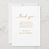 写真モダンコラージュ悔やみや弔慰ありがとう 招待状 (裏面)