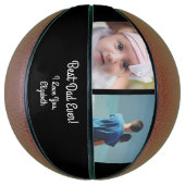 写真モダンコラージュ最高のパパ永遠の父の日 バスケットボール (縦)