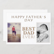 写真モダンコラージュ最高のパパEver Father's Day Ca