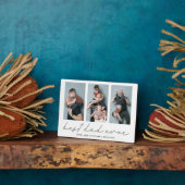 写真モダンコラージュ最高のパパEver Keepsake フォトプラーク (側面)