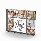写真モダンコラージュ最高のパパEver Photo Block フォトブロック (右)