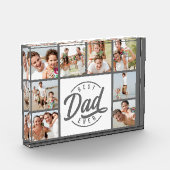 写真モダンコラージュ最高のパパEver Photo Block フォトブロック (左)