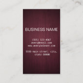 写真モダンコラージュ木材の背景 名刺 (裏面)