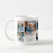 写真モダンコラージュ父の日 コーヒーマグカップ (左)