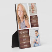 写真モダンコラージュ父の日 フォトプラーク (側面)