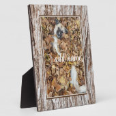 写真モダンコラージュ犬のペットおもしろい フォトプラーク (側面)