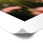 写真モダンコラージュ結婚の座席表 ポスター (角)