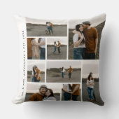 写真モダンコラージュ編集可能 クッション (正面)