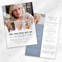 写真モダンコラージュ葬祭令 プログラム