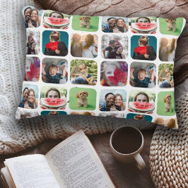 写真モダンコラージュ記念 アクセントクッション