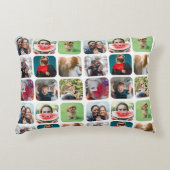 写真モダンコラージュ記念 アクセントクッション (正面)