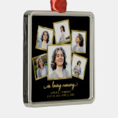 写真モダンコラージュ記念 メタルオーナメント (右)
