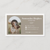 写真モダンコラージュ5アーチ写真撮影者 名刺 (正面)