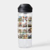 写真モダンコラージュ ウォーターボトル (背面)