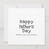 写真モダンコラージュ |ダディ最高のー・エバー (裏面)