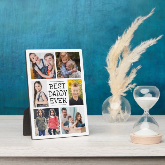 写真モダンコラージュ |ダディ最高のー・エバー フォトプラーク (側面)