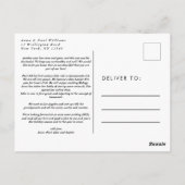 写真モダンコラージュ ポストカード (裏面)