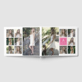 写真モダンコラージュ&モノグラム卒業 ゲストブック (全面)