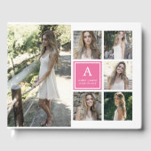 写真モダンコラージュ&モノグラム卒業 ゲストブック (正面)