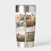 写真モダンコラージュ 保温保冷タンブラー (背面)