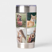 写真モダンコラージュ 保温保冷タンブラー (正面)