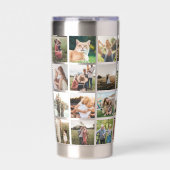 写真モダンコラージュ 保温保冷タンブラー (正面)