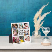 写真モダンコラージュ |最高のじいちゃん フォトプラーク (インサイチュ)