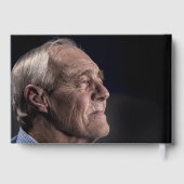 写真モダンコラージュ |祝の人生 ゲストブック (裏面)