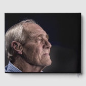 写真モダンコラージュ |祝の人生 ゲストブック (裏面)