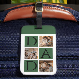 写真モダンコラージュ「Daddy」ラゲージタグ ラゲッジタグ