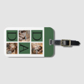 写真モダンコラージュ「Daddy」ラゲージタグ ラゲッジタグ (正面横)