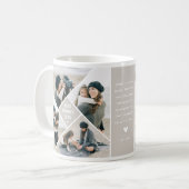 写真モダンコラージュ「MOM最高の Ever」 コーヒーマグカップ (正面左)