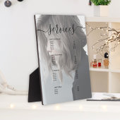 写真モダンサロンサーシンプルビスのメニュー価格表 フォトプラーク