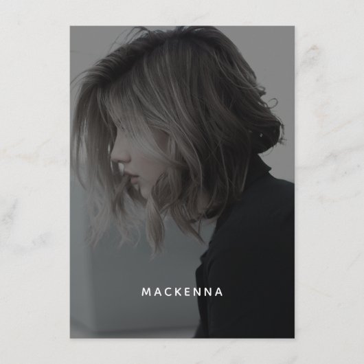 写真モダンサロンサーシンプルビスのメニュー価格表 メニュー (正面)