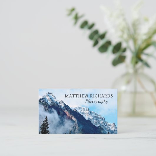 写真モダンサービス写真名刺 名刺 (スタンド正面)