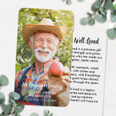 写真モダンシンプル記念葬式祈りの言葉カード