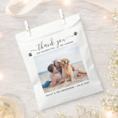 写真モダンスクリプエレガントトありがとうござ結婚う フェイバーバッグ (クリップ留めされた状態)