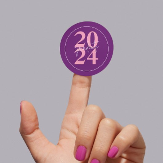 写真モダンスタイリッシュ卒業封筒用シール ラウンドシール